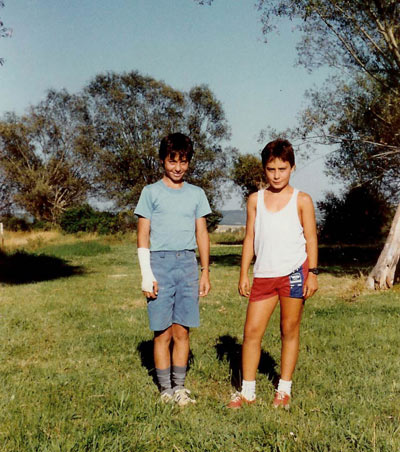 raul y yo en los sauces